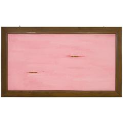 Large and Rare Olivier Debré "Pink" Oil Painting, circa 1970, France