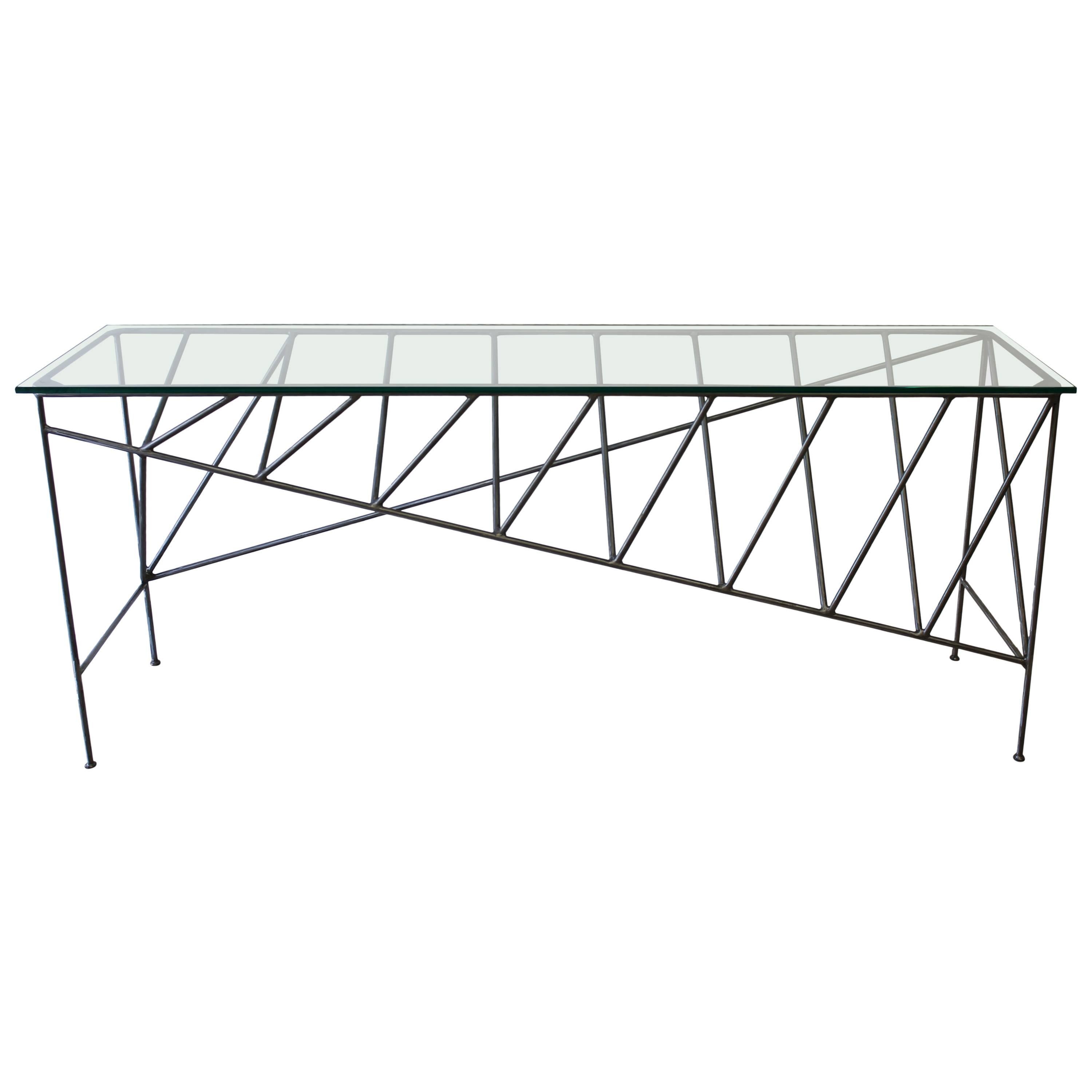 Studio Steel Console at 1stDibs