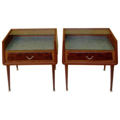 Vintage Late 1940s Elegant Italian Bedside Table