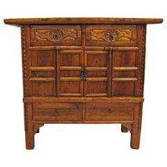 Antique Chinese Hand-Carved Cabinet, Shanxi Province, circa 1880 6