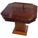 Mesa auxiliar francesa Art Déco Gouffe