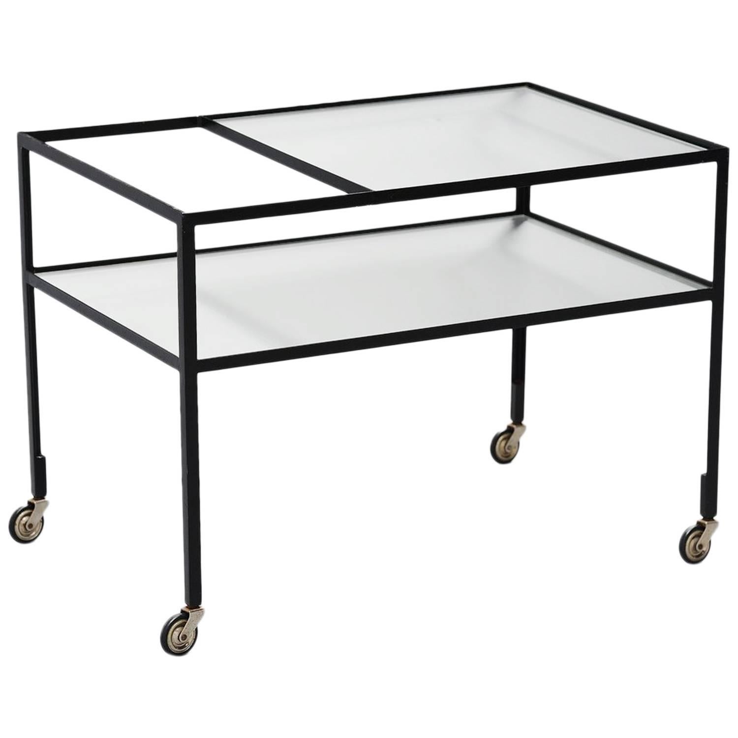 Herbert Hirche bar cart Christian Holzäpfel KG 1956