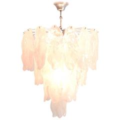 Murano Glass Fiamme Chandelier by Mazzega 10