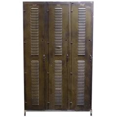 Early 20th Century Steel Lockers