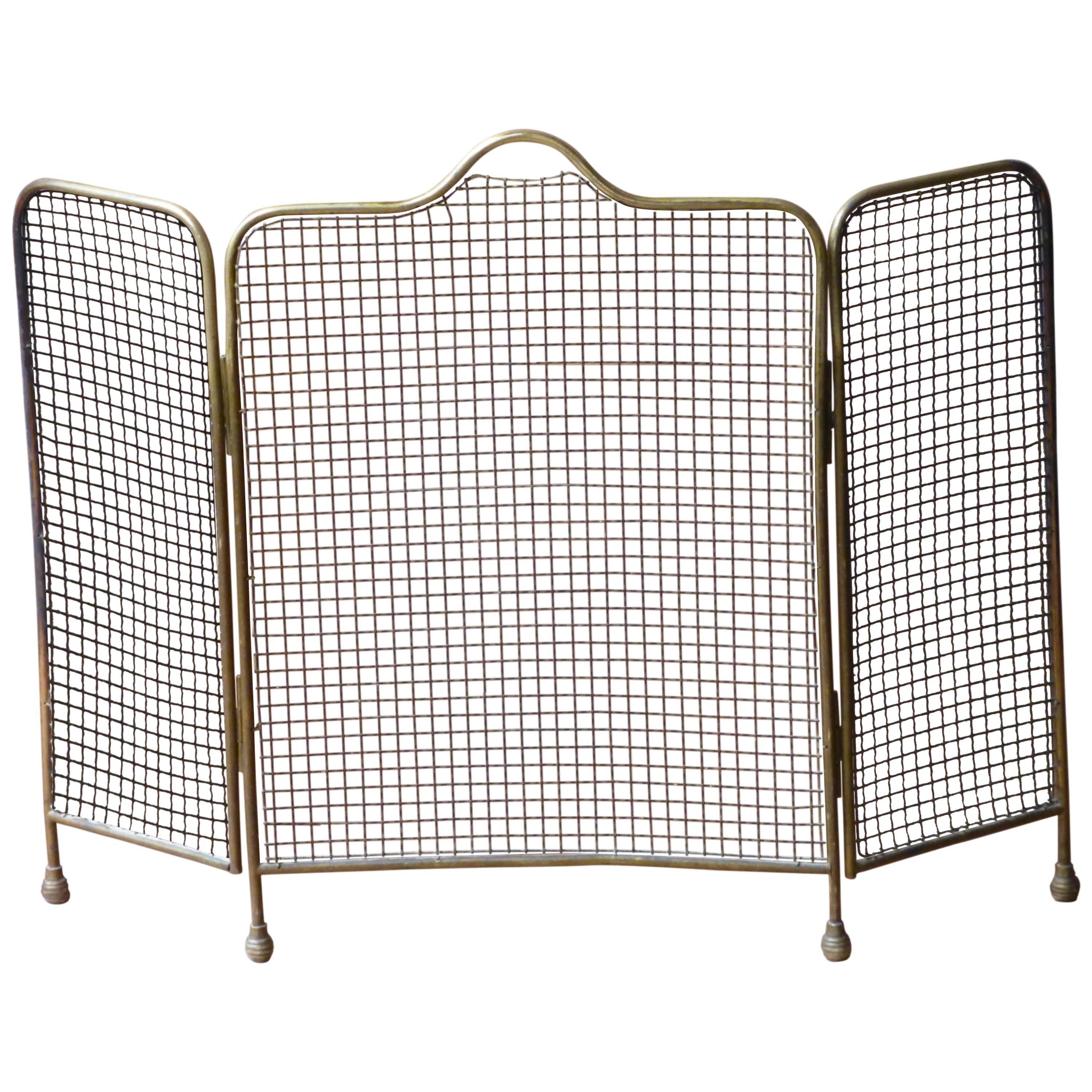 19th Century English Fireplace Screen, Fire Screen