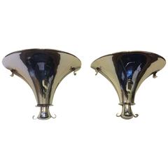 Vintage Pair of Art Deco Wall Sconces from Claridges Hotel Mayfair London