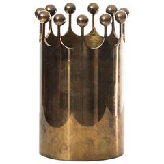 Pierre Forsell Vase in Brass by Skultuna in Sweden 4