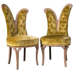 Pair of Art Deco Style Side Chairs 1