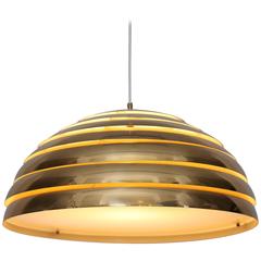 Pendant Lamp in Brass by Münchner Werkstätten