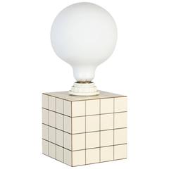 Lampe de table de la série "Quaderna" de Superstudio:: Zanotta:: 1970