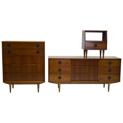 Vintage Distinctive Furniture by Stanley Bedroom Suite by Pierre Debs