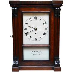Rosewood Timepiece Mantel Clock