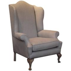 Large early 20th Cent English Country House Wing Armchair