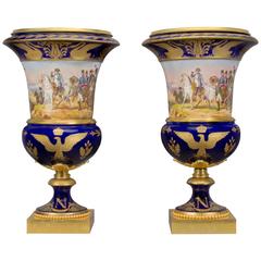 Pair Napoleonic Vases 6