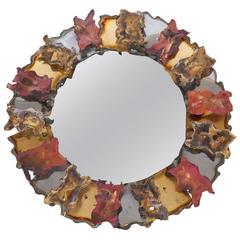 Sculptural Wall Mirror by Silas Seandel