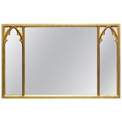 Strawberry Hill Gothic Overmantel Mirror 9