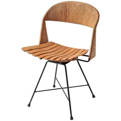 Arthur Umanoff Swivel Desk Chair, Midcentury Minimalist 