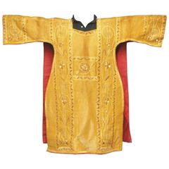 19th Century Religious Silk Vestment 3