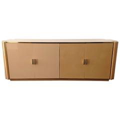 His and Hers French Lacquered Sideboard Designed by Alain Delon