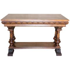 19th Century French Renaissance Revival Writing Table 1