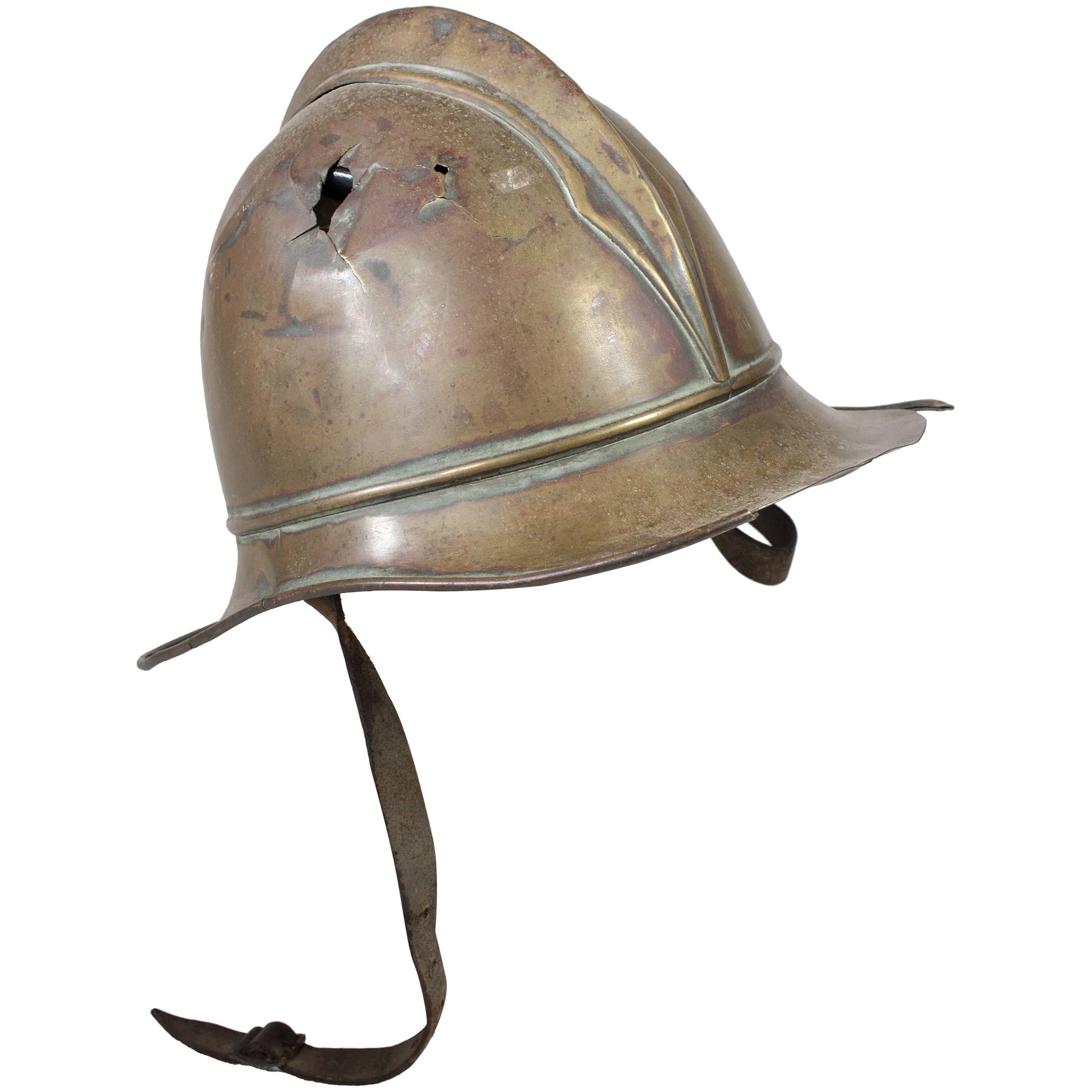 Antique WWI French Infantry Helmet