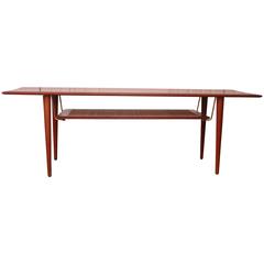Peter Hvidt Danish Modern Teak Coffee Table