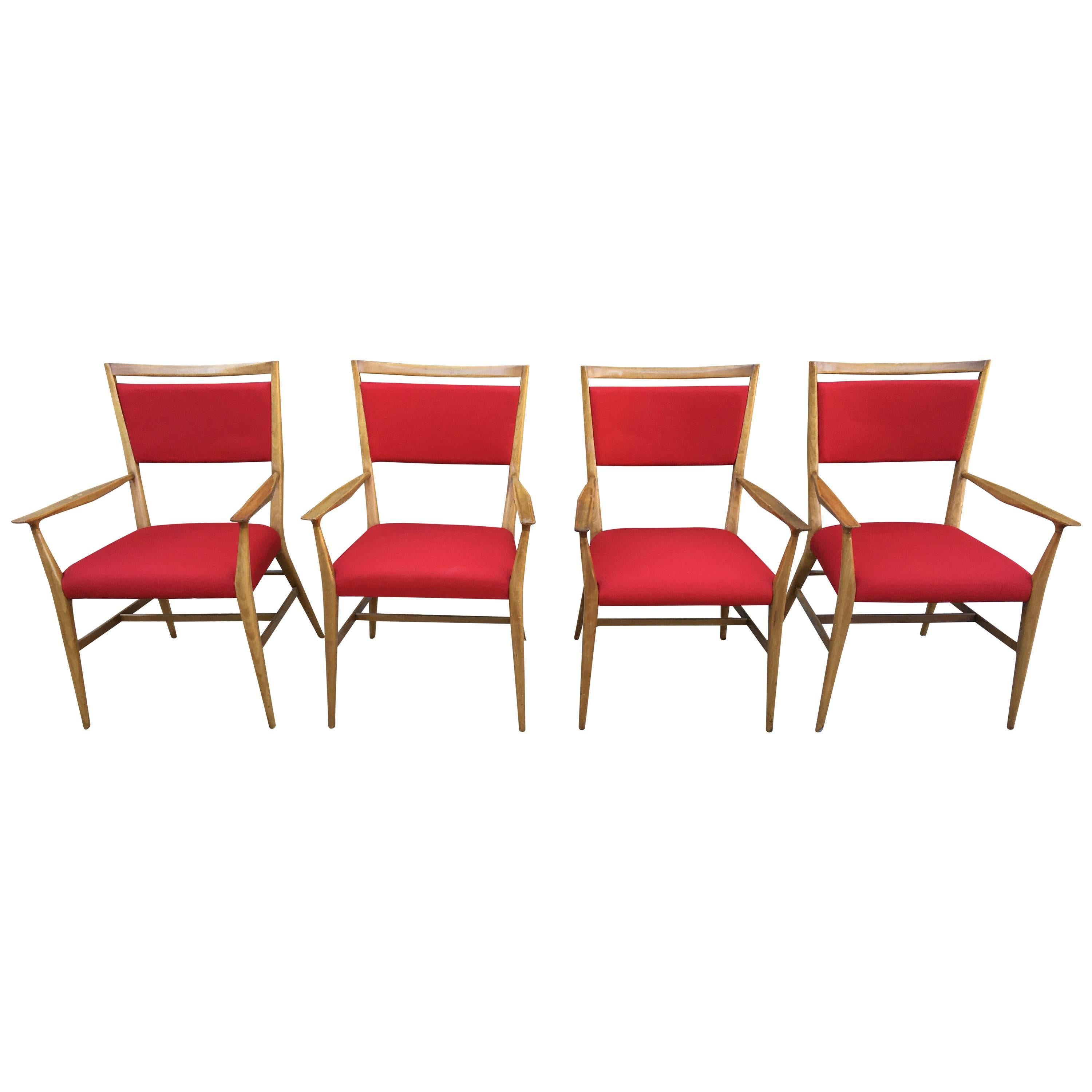 Four Connoisseur Dining Chairs by Paul McCobb For Sale