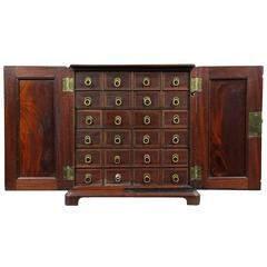 Fine George III Mahogany Apothecary Chest