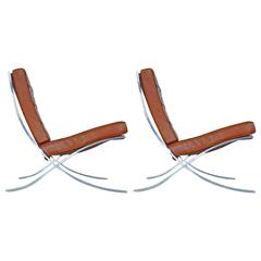 Pair of Knoll Barcelona Chairs