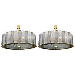 Lovely Pair of Murano Glass Chandeliers 6