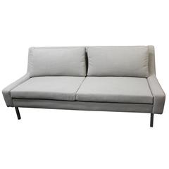 Armless Loveseat in the Style of Florence Knoll