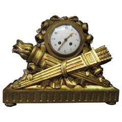 "JUST" C.H. French Mantel Clock