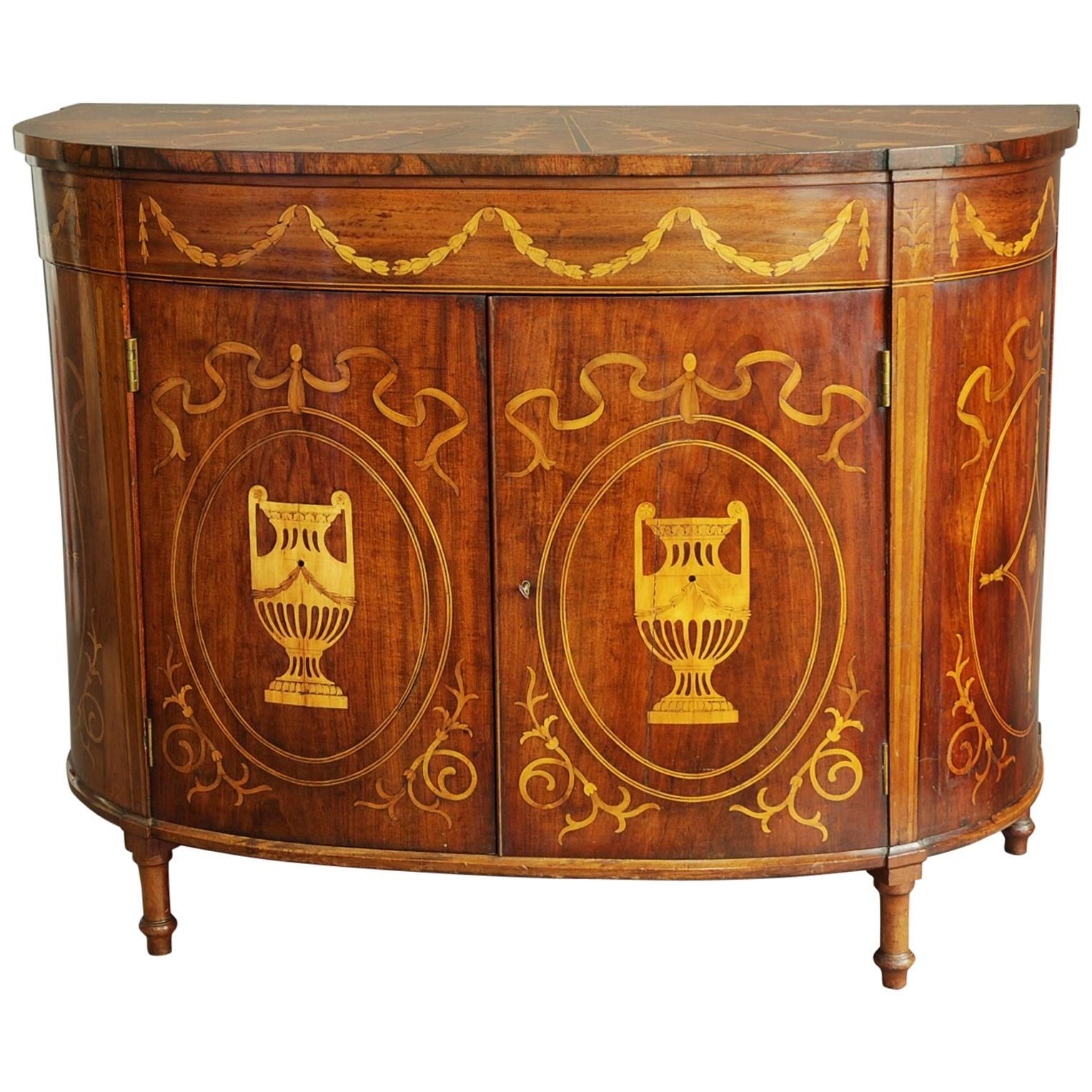 Late 19th Century Mahogany Commode in the Classical Style of Good Patina