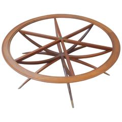 Vintage Style of Carlo de Carli Modernist Coffee Table