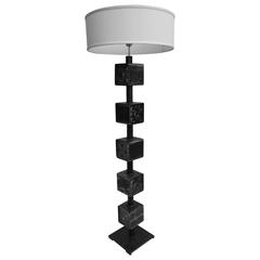 Feliciano Béjar Rare Signed Magiscope Monumental Floor Lamp, 1920-2007 12