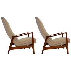 Paire de fauteuils de salon de Gio Ponti « 829 », vers 1963