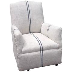Child's Armchair in Vintage Linen 1