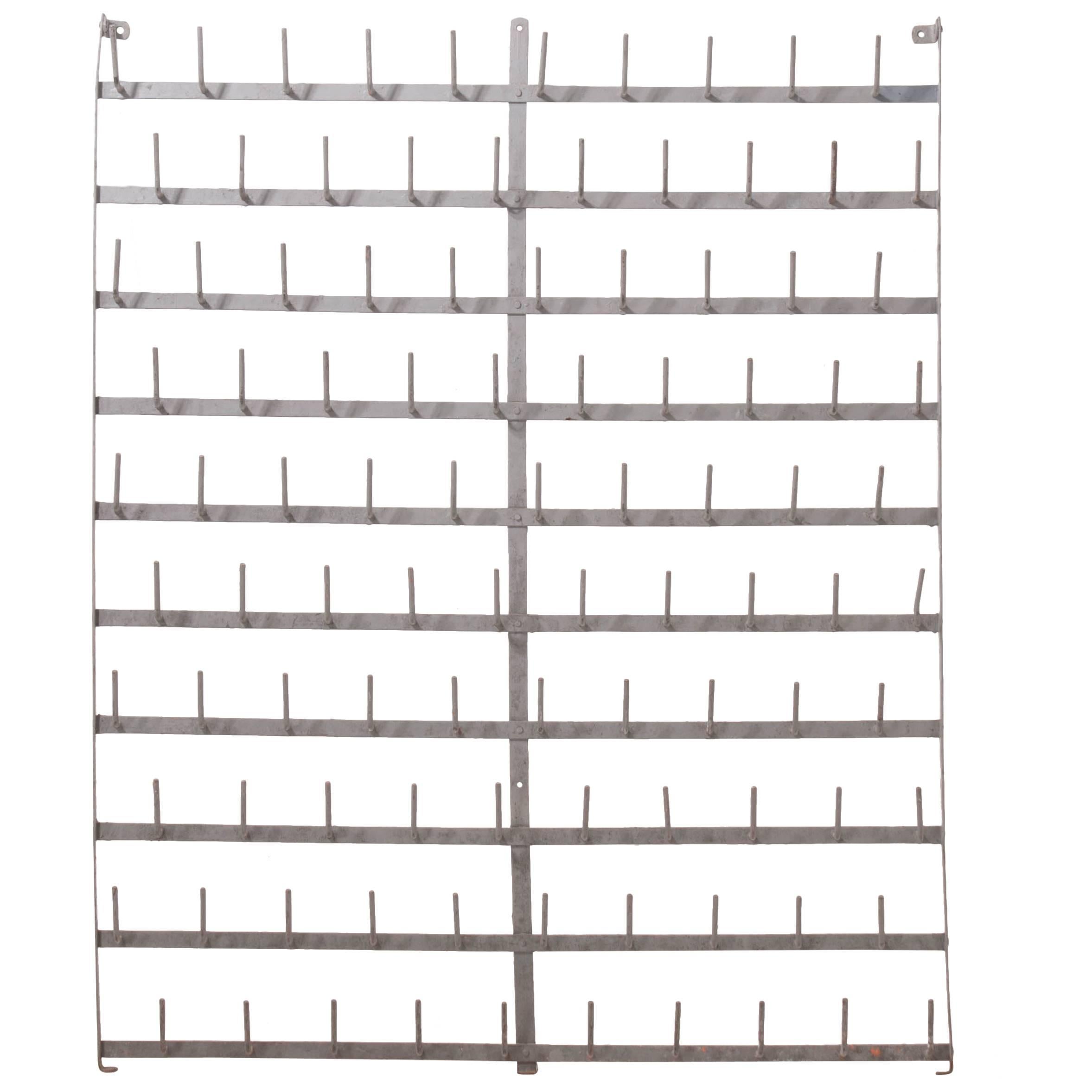 French Wall Mounted Wine Bottle Drying Rack For Sale at 1stDibs wall