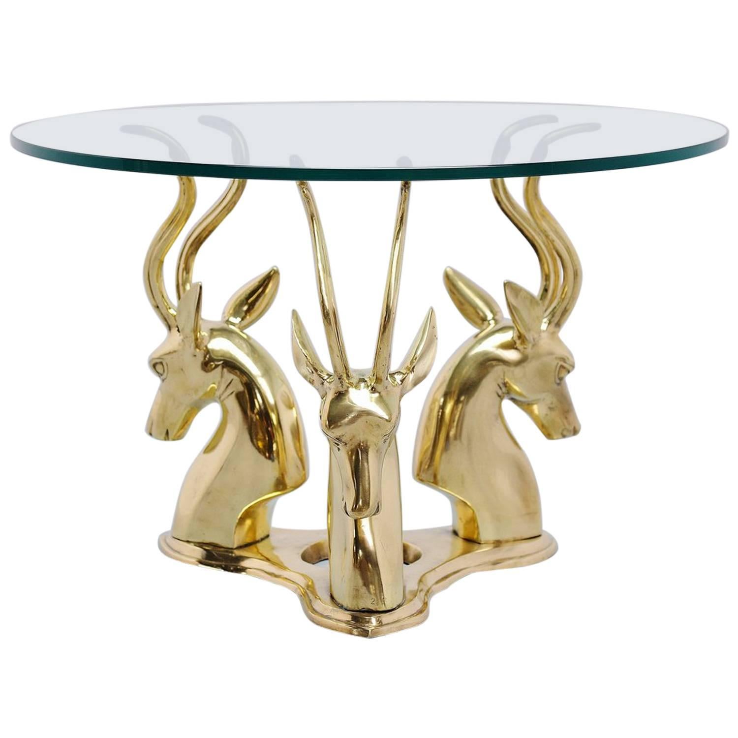 Antelope coffee table in Bronze 1970