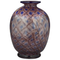 Large Daum "Peacock" Vase, circa 1910