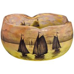 Daum Nancy Lobed Bowl, circa 1900 6