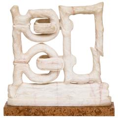 Monumental "Wedlock" Marble Sculpture by Catchi, circa 1979 8