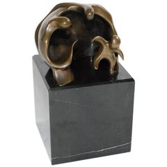 "First Steps" Bronze Sculpture by James Menzel-Joseph 9
