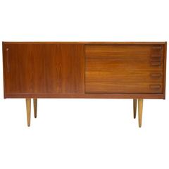 Small Teak Sideboard by Yngve Ekström, Sweden, 1960s