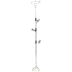Vintage Reggiani Ceiling to Floor Lamp by Francesco Fois, Italy, 1960s