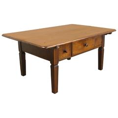 Antique French Alsatian Cherry Coffee Table