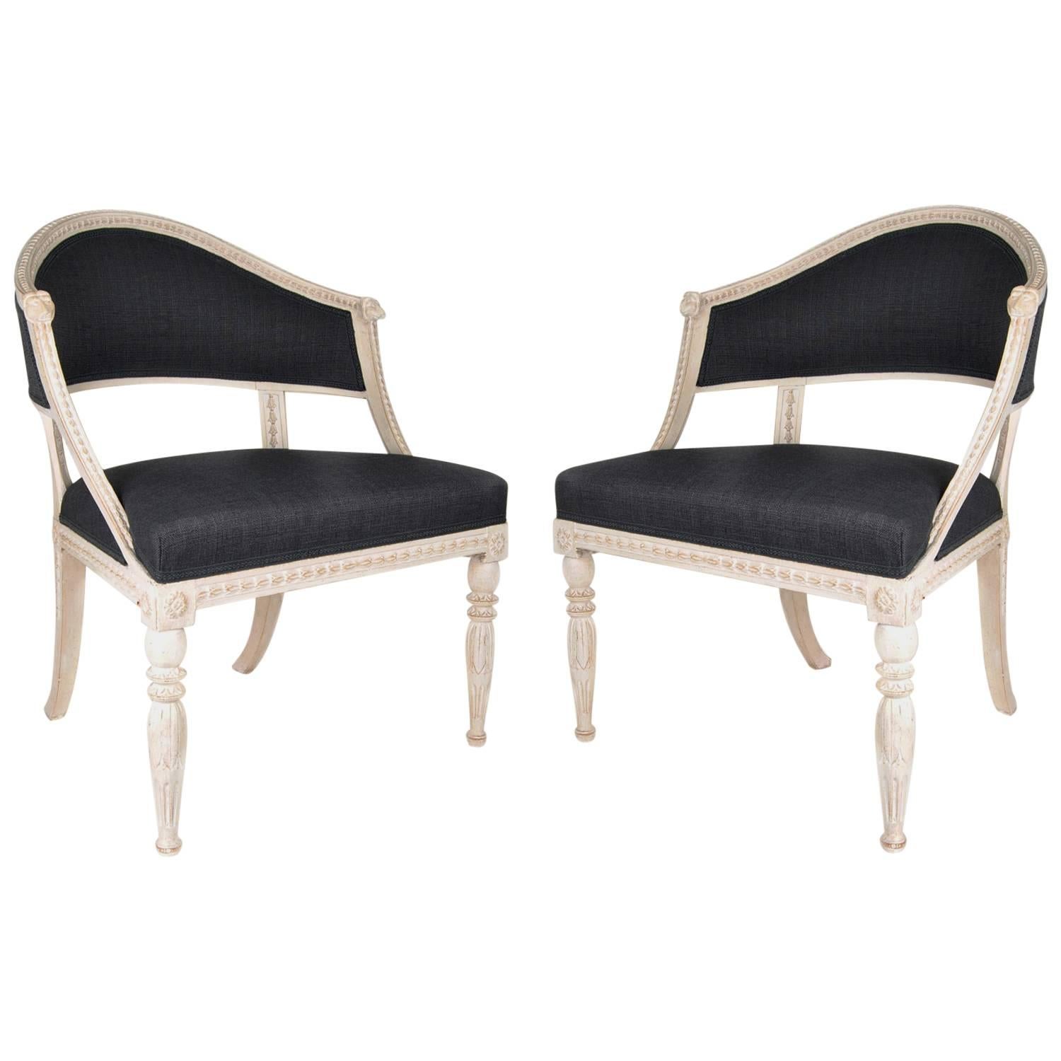 Signed Gustavian Chairs by Ephraim Ståhl