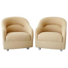Ward Bennett Lounge Chairs 