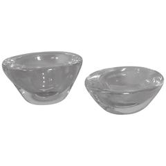 Two Substantial Glass Bowls 7