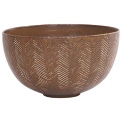 Axel Salto Stoneware Bowl For Royal Copenhagen